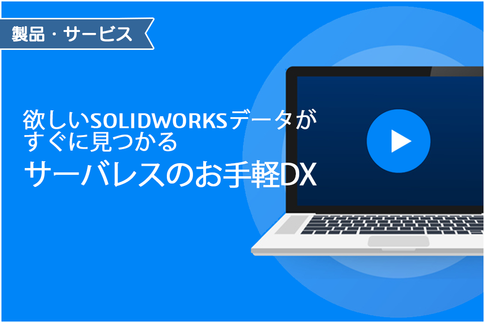 イメージ：欲しいデータがすぐに見つかるサーバーレスお手軽DX